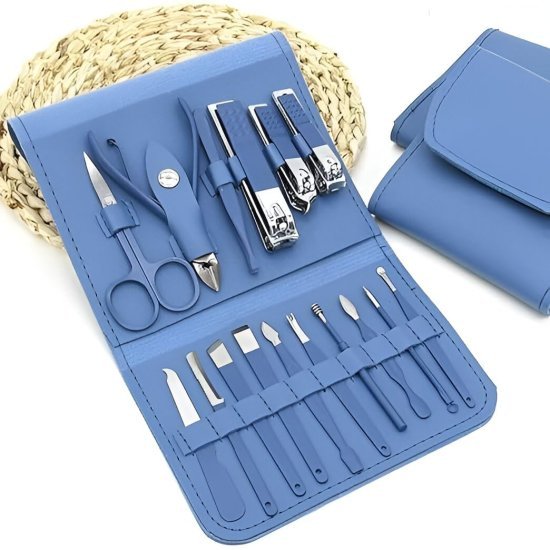 16-in-1-Manicure-Set-1748347817 16-in-1 Manicure & Pedicure Set – Professional Nail Care Kit with Storage Case - Image 1