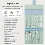 16-in-1 Manicure & Pedicure Set – Professional Nail Care Kit with Storage Case - Image 2