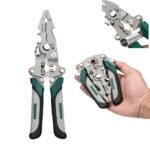 18-in-1 Folding Wire Stripper Tool – Multi-Function Wire Cutter, Stripper & Crimper Pliers for Electrical Work