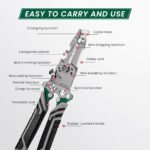 18-in-1 Folding Wire Stripper Tool – Multi-Function Wire Cutter, Stripper & Crimper Pliers for Electrical Work - Image 3