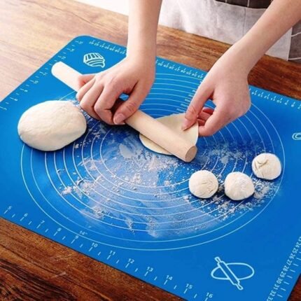 Silicone Roti & Chapati Rolling Mat 40 × 50 cm – Non-Stick Dough Mat