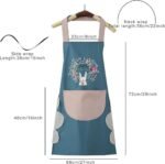 Kitchen Pocket Apron – Adjustable Waterproof Apron with Front Pockets for Cooking & Household Use - Image 4