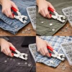 Snap Buttons Kit with Storage Box – Metal Press Stud Fasteners Set for Sewing, Clothing & DIY Crafts - Image 2