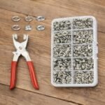 Snap Buttons Kit with Storage Box – Metal Press Stud Fasteners Set for Sewing, Clothing & DIY Crafts - Image 3