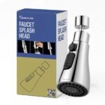 360° Faucet Splash Head – Rotating Kitchen Sink Tap Attachment with Flexible Water Spray - Image 2