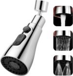 360° Faucet Splash Head – Rotating Kitchen Sink Tap Attachment with Flexible Water Spray - Image 3