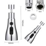 360° Faucet Splash Head – Rotating Kitchen Sink Tap Attachment with Flexible Water Spray - Image 6