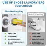Shoe Washing Machine Bag – Reusable Shoe Cleaning & Laundry Bag - Image 4