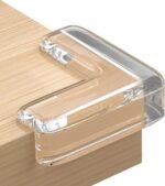 V Shape Baby Safety Table Corner Guard 12 Pcs Pack – Transparent Soft Corner Protectors for Table, Desk & Furniture