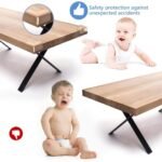 V Shape Baby Safety Table Corner Guard 12 Pcs Pack – Transparent Soft Corner Protectors for Table, Desk & Furniture - Image 5